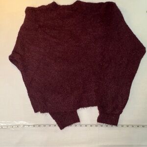 Z Supply Burgundy Women’s Crew Neck Sweater